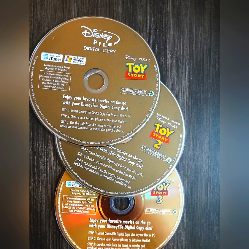 Toy Story Digital Copy Set - Gold